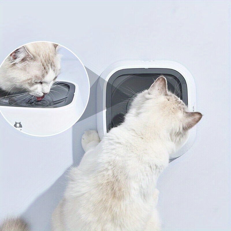 Petlibro No-Spill Slow Feeder Dog Water Bowl, Plastic, Non-Electric, Durable Pet Drinking Dispenser for Cats and Dogs