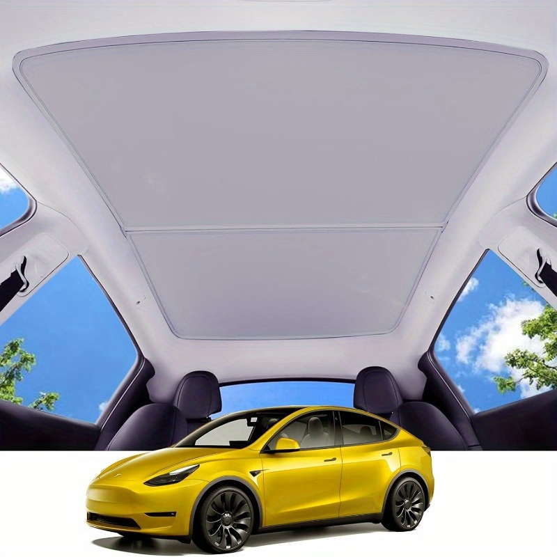 2025 Tesla Model Y New (Juniper) Sunshade Roo[Blocks 99% UV, No Sag Gap!] Premium 3-Gen Tesla Accessories Heat Insulation Keep Cooling