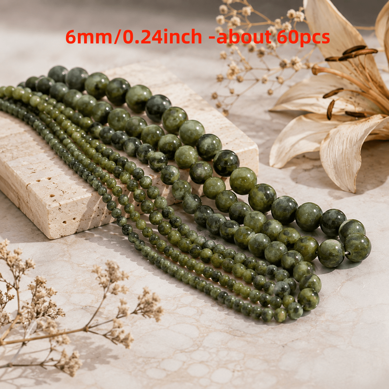 TEMU Options de perles rondes pour la fabrication de bracelets, boucles d'oreilles et de bijoux