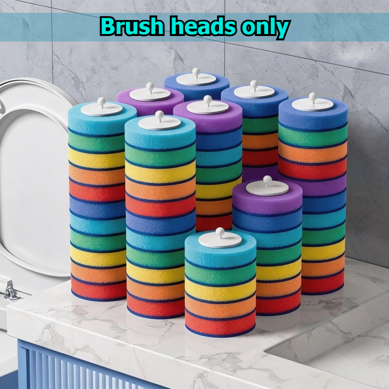 2026 new 14   mounted toilet brush replacement heads compatible with all standard toilet brushes long   bathroom toilet brush set ideal bulk supply for household cleaning for toilets sinks   gift for home