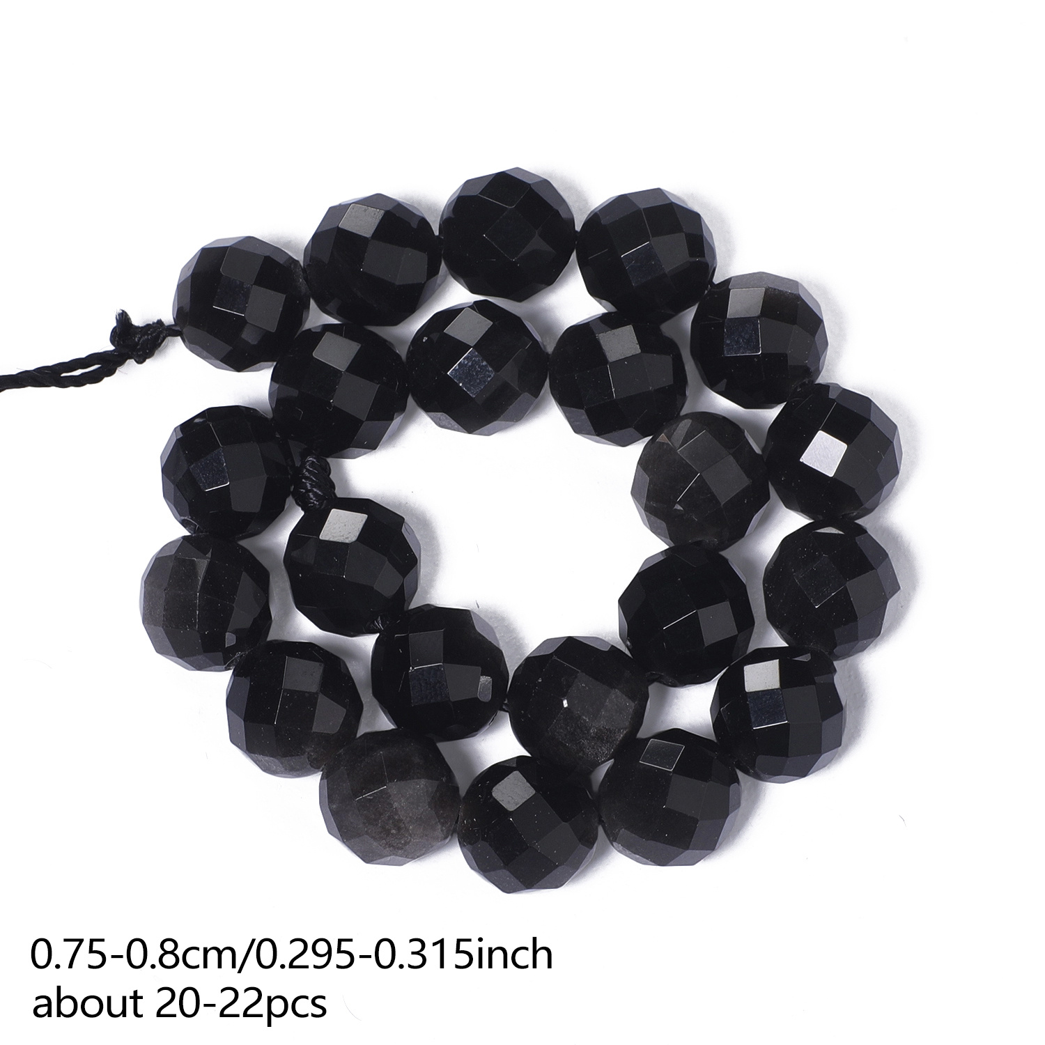 TEMU Cuentas sueltas de de piedra natural facetadas de 5.5 mm para hacer joyas, pulseras, collares, aretes, adiciones de artesanía, regalos para