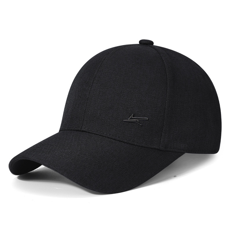 E-shop Leichte Baseballkappe für Herren mit Belüftetem Sechs-Panel-Design & Knopfverschluss - Atmungsaktive Polyester-Sonnenhut für Outdoor-Sport,