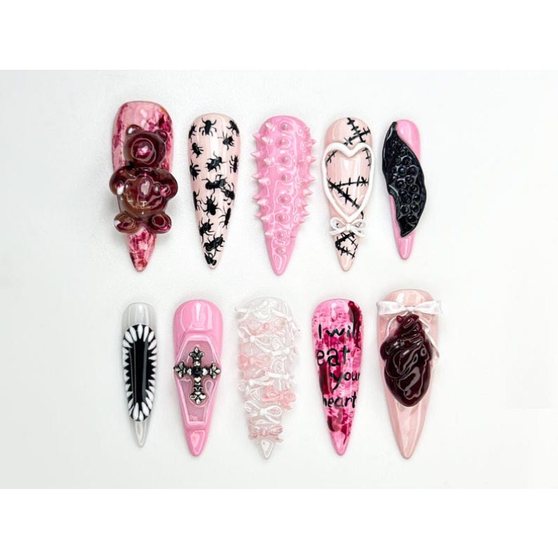 gummy bear nails sold on Temu United States