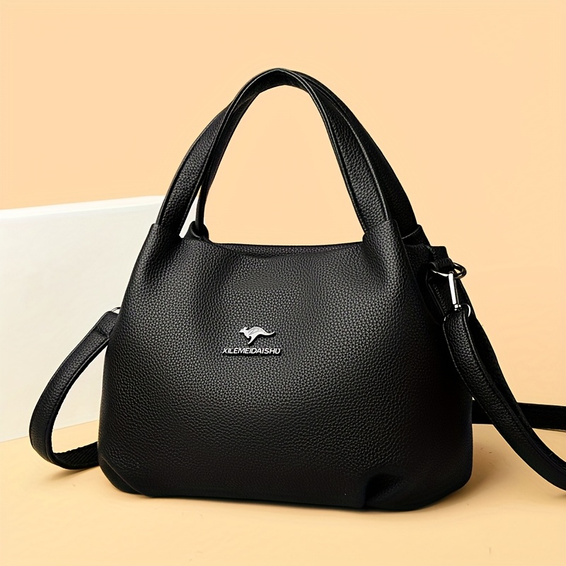 TEMU Fashionable Multifunctional Large Capacity Mommy Shoulder Bag - Casual Crossbody Handbag Suitable For Outdoor Use