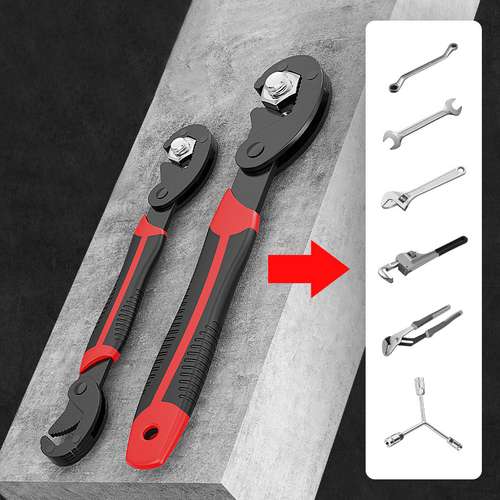 7-Piece Motorcycle Spark Plug Tool Kit – Wrenches, Sockets, Plier – Durable Set