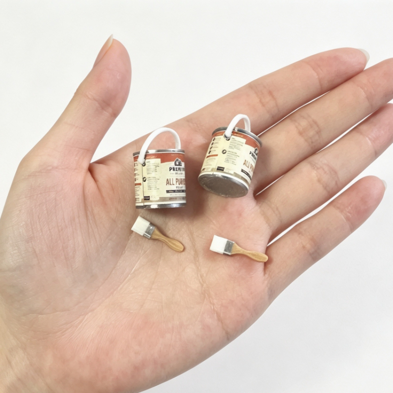 TEMU 4pcs Set 1: 12 Dollhouse Renovation House Scene Accessories, Miniature 3d Model Props, Dollhouse Decoration Collectibles