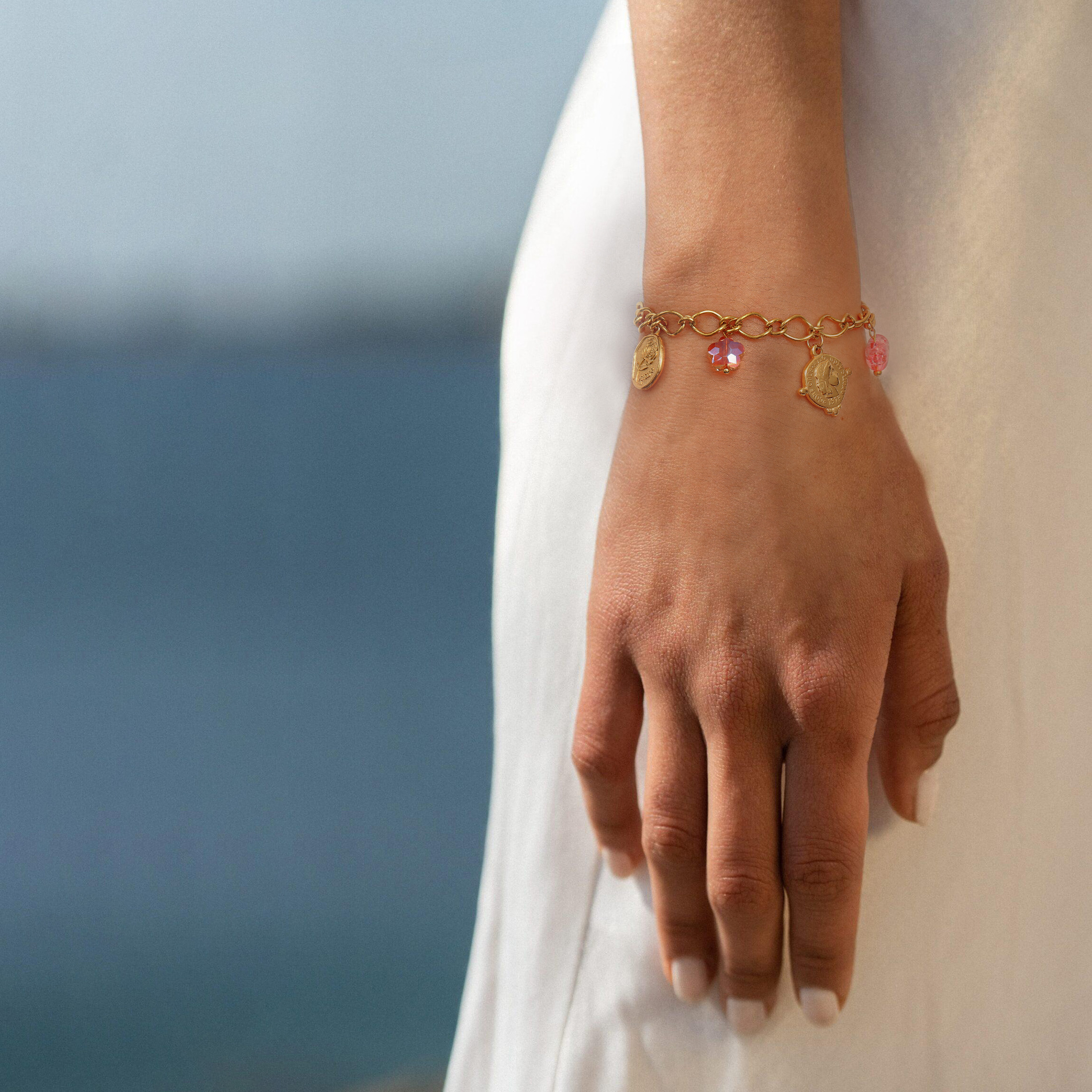 women's elegant charm bracelet Temu Bahrain