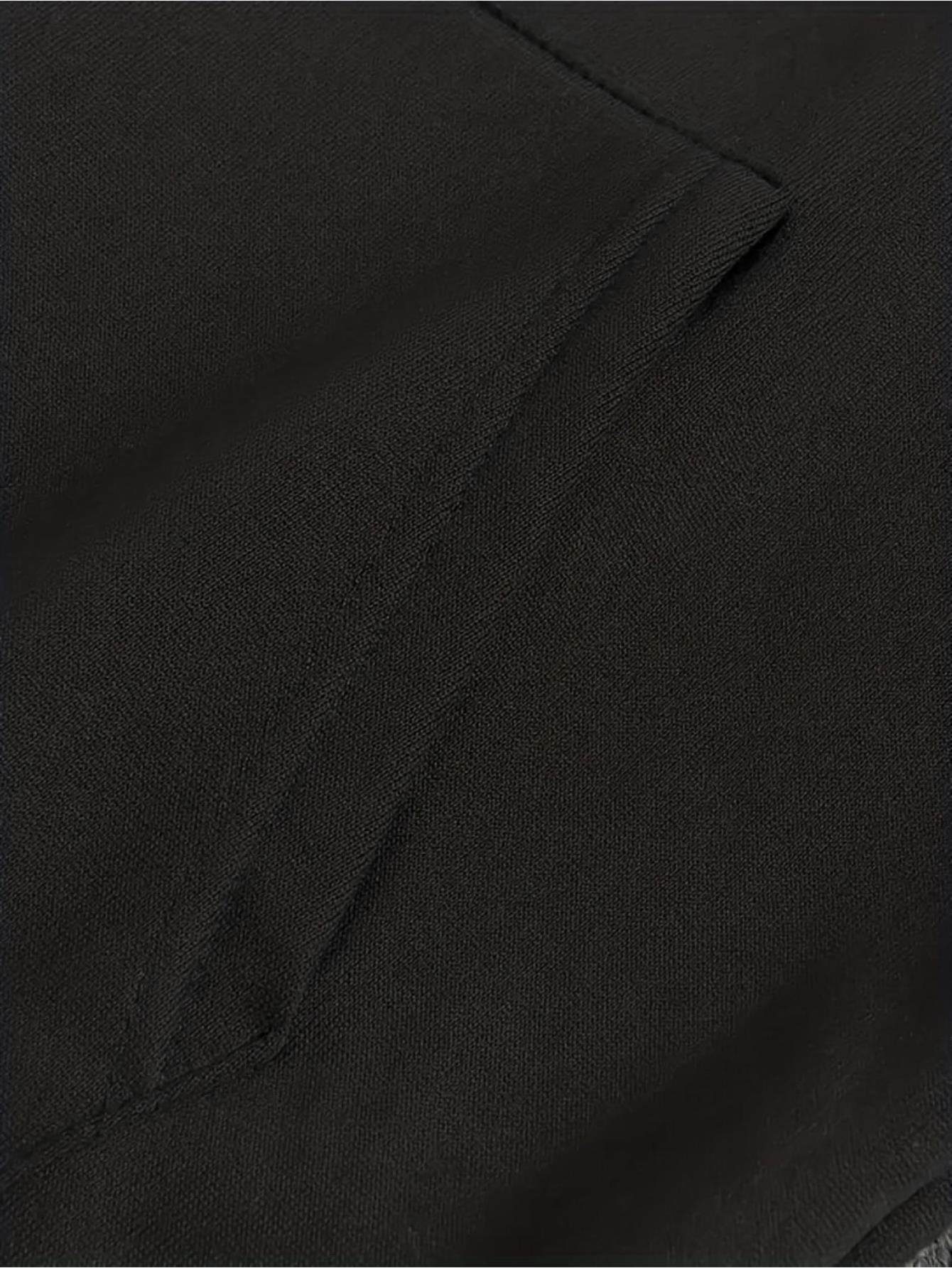 Casual hoodie voor heren met een Punisher-schedel ontwerp, gemaakt van zacht en comfortabel materiaal, met een verstelbaar trekkoord en een normale pasvorm in zwart, ideaal om cadeau te geven.