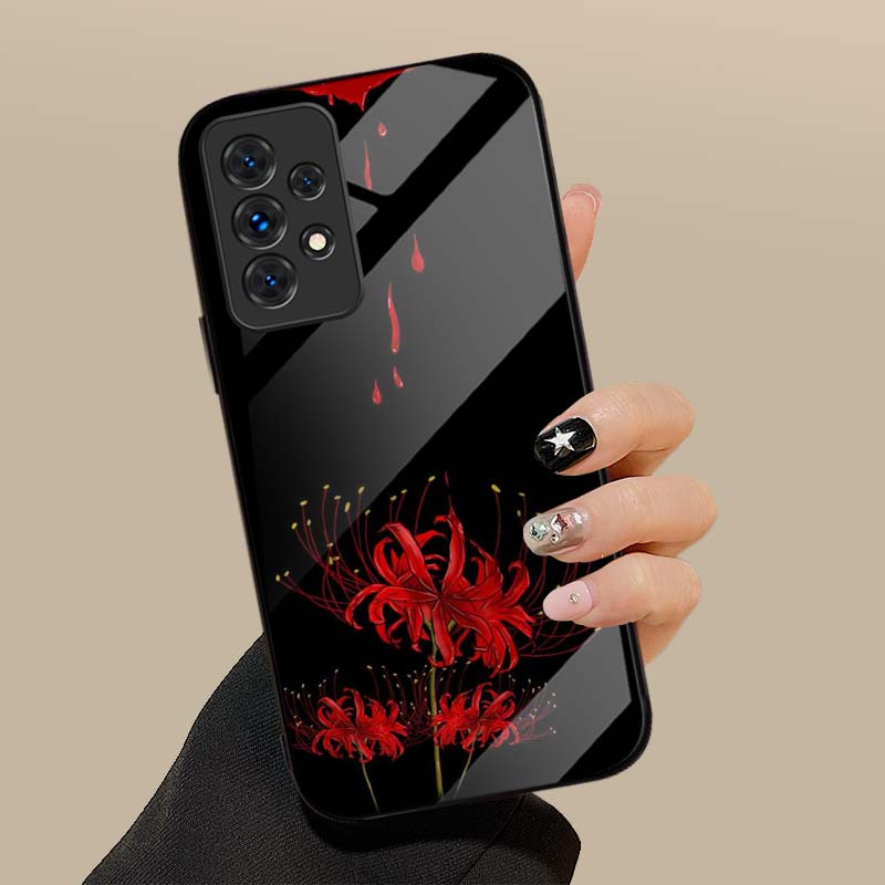 TEMU Phone Case: Fashionable Red Spider Lily For A02 A04 A12 A13 A14 A16 A22 A24 A25 A32 A34 A35 A42 A52 A53 A54 A55 A71 A72 A73 M12 F42 E S Eur