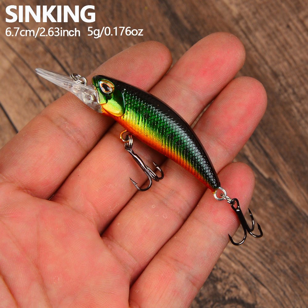 TEMU 1pc Of Micro-minnow Diving Long-tail Minnow Lure, Designed Specifically For , Fish, And , A Freshwater Artificial Bait For Fishing