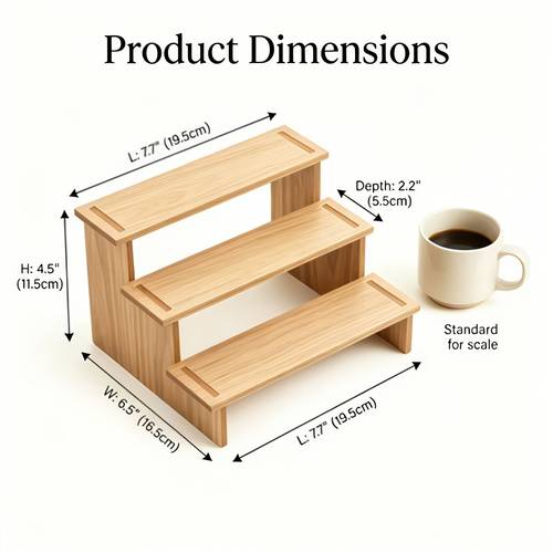 3 tier stepped wooden display shelf natu l wood g in desktop organizer figure perfume succulent green plant showcase ck window display shelf standing shelf standing shelf