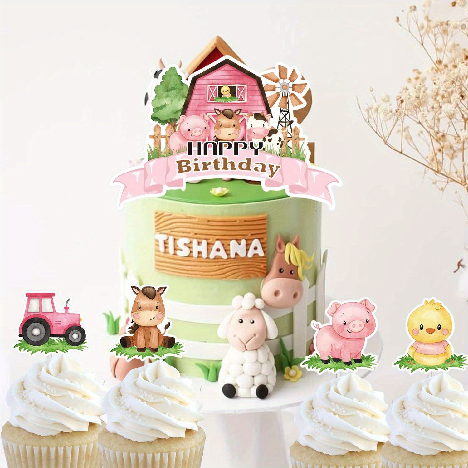 Torta Animali della Foresta - 20 cm per il compleanno del tuo bambino