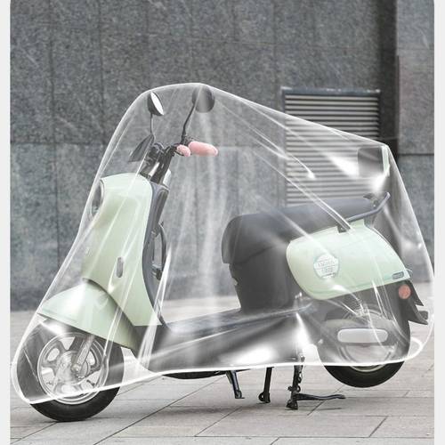2 pack disposable transparent bike e bike cover waterproof dustproof outdoor vehicle weather protection ultra thin portable for road bikes mountain bikes electric scooters outdoor storage