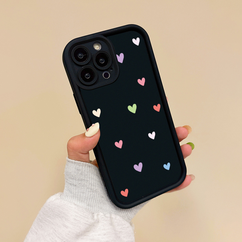 TEMU Phone Case: For Iphone 16 15 14 13 12 11 Pro Max Xs Xr 7 8 Plus Solid Pattern Phone Case A Fashionable And Popular Choice, A Gift For Him Or Her