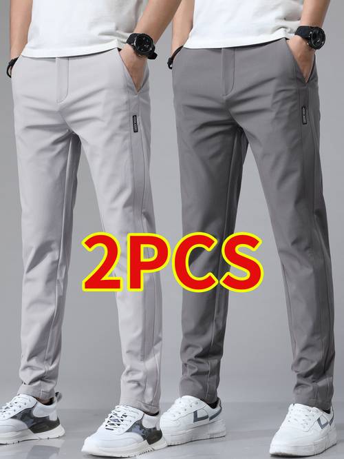 2 piece casual pants for men summer thin edition 2026 trend versatile pants for men
