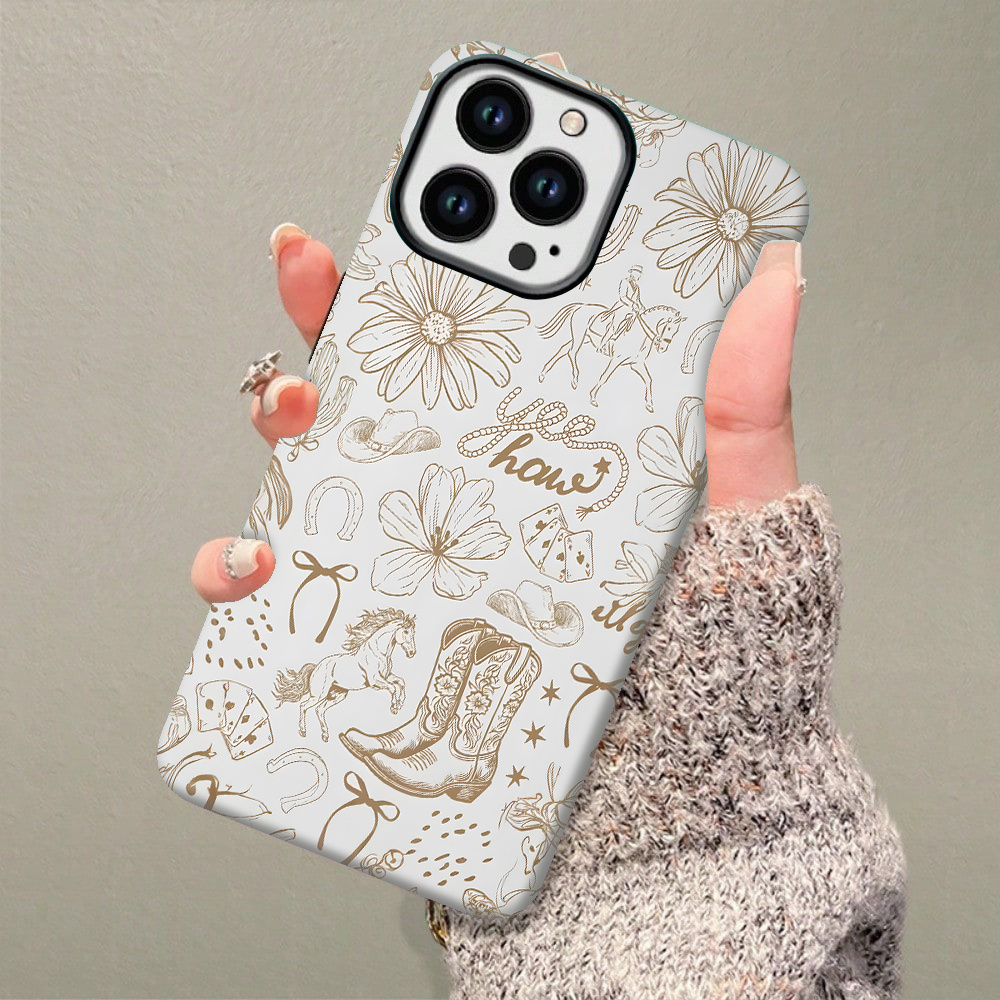 TEMU Phone Case: Double-layer Design Phone Case, Durable And Shockproof Protective Cover- Compatible With Iphone 17, 16, 15, 14, 13, 12, , Air& Pro
