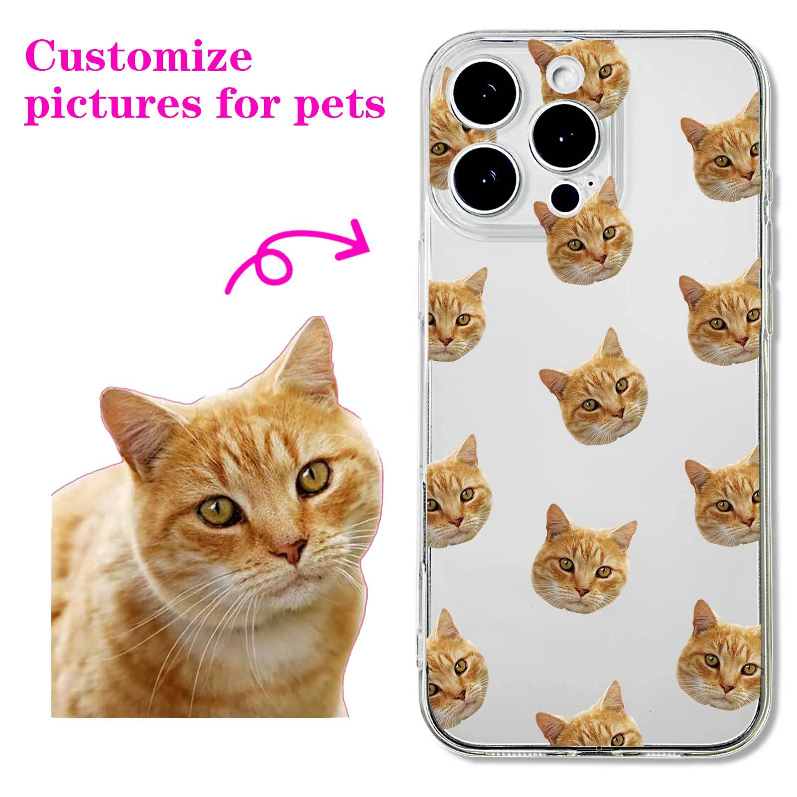 TEMU Phone Case - Personalized Diy Home Couple Pet Photo New Transparent Phone Case, Suitable For Iphone 17 Pro Max