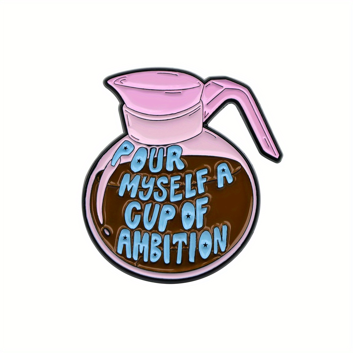 TEMU 1pc Of Creative Enamel Pin Badge For Backpacks, Collars, , Hats, And Jewelry