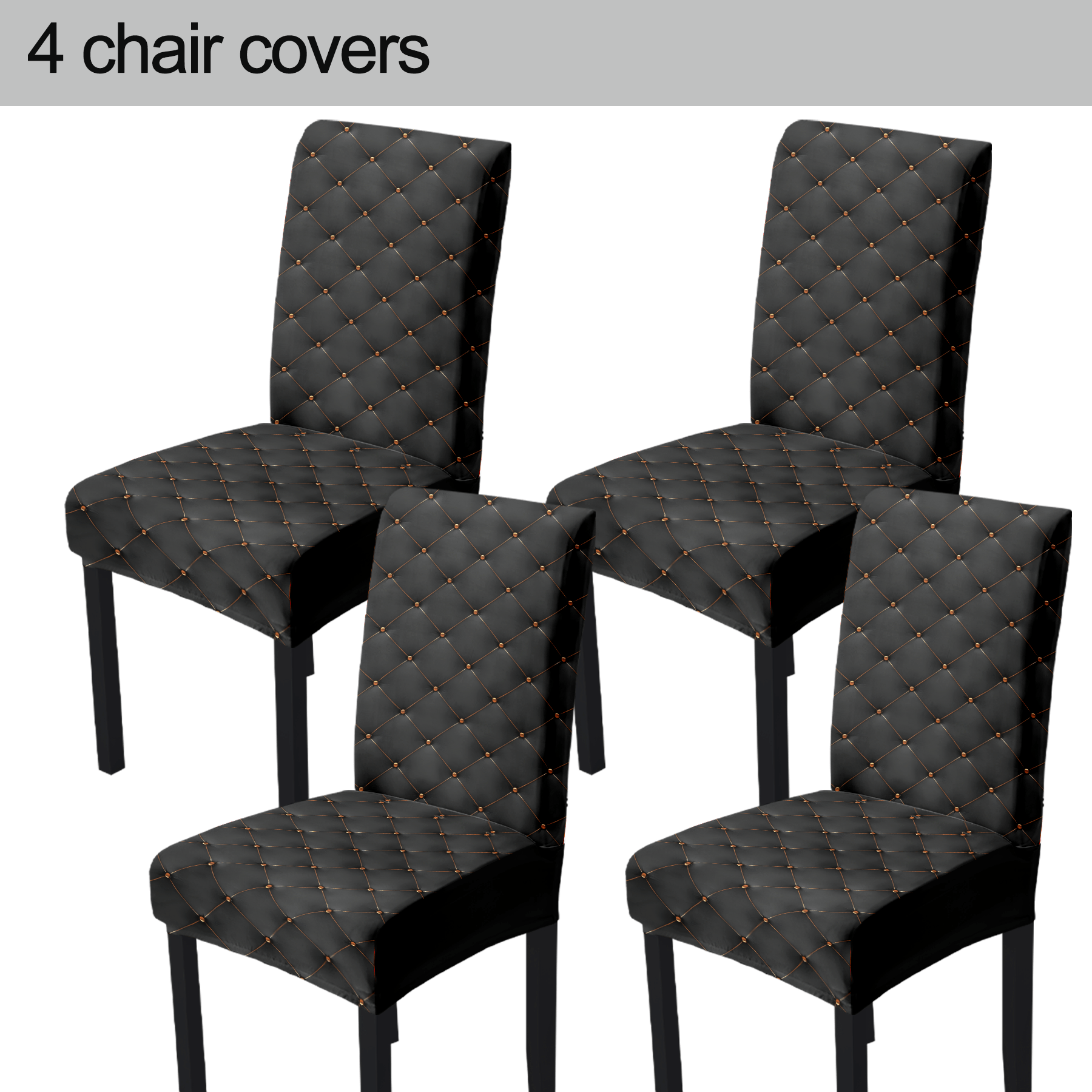 TEMU : Textured Print 4/6pcs Chair Covers, Tablecloth And Chair Cover 5/7pcs Set (1 Tablecloth And 4 Chair Covers/1 Tablecloth And 6 Chair Covers)