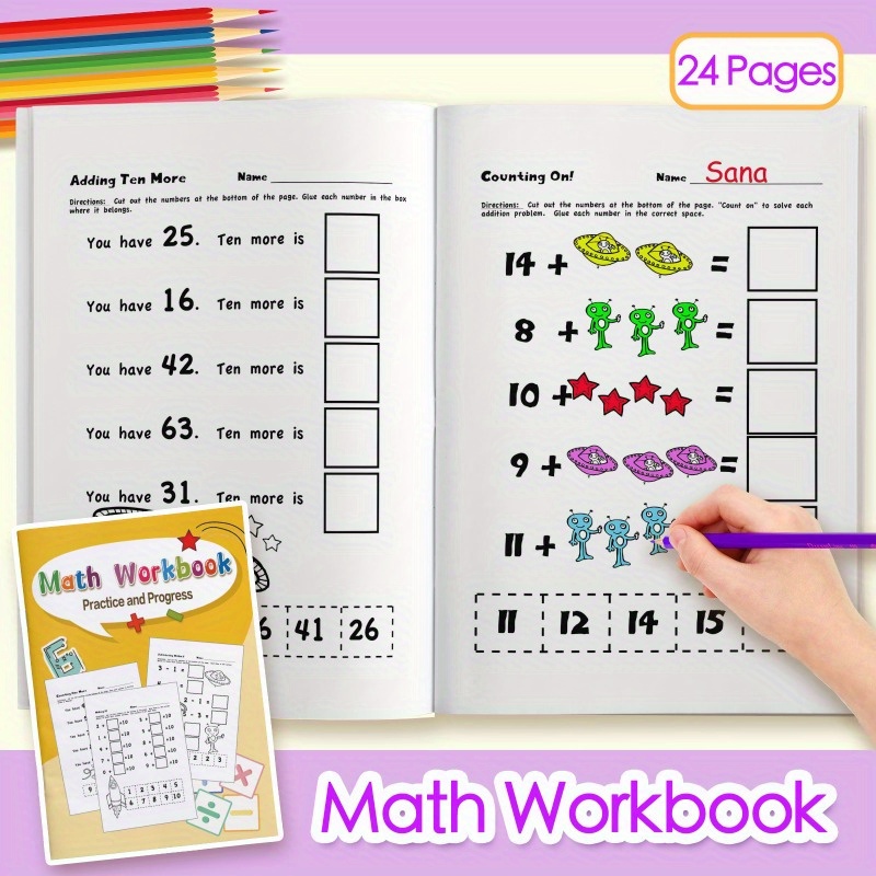 Children's Math Book: Boost Kids' Learning Interest, Rich Content, A Must-Have Learning Tool