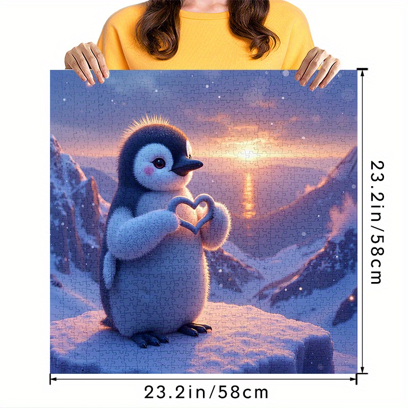 Penguin Love 1000pcs Paper Jigsaw Puzzle
