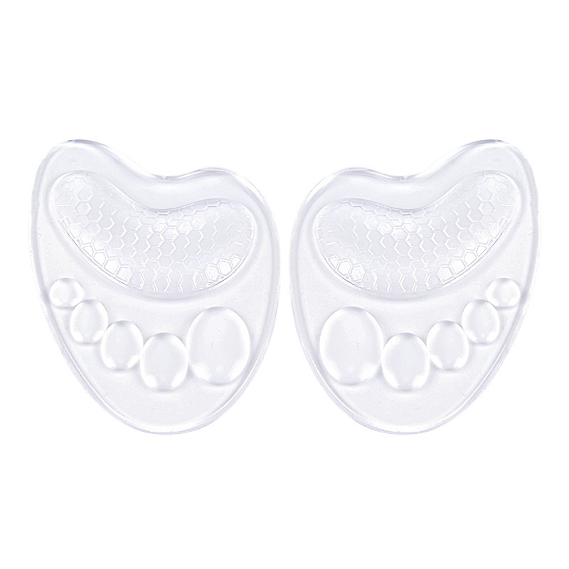 TEMU 2-delige set - Universele transparante gel inlegzolen, comfortabele inlegzolen, geschikt voor buitenactiviteiten, wandelen, , , voetkussens, gel