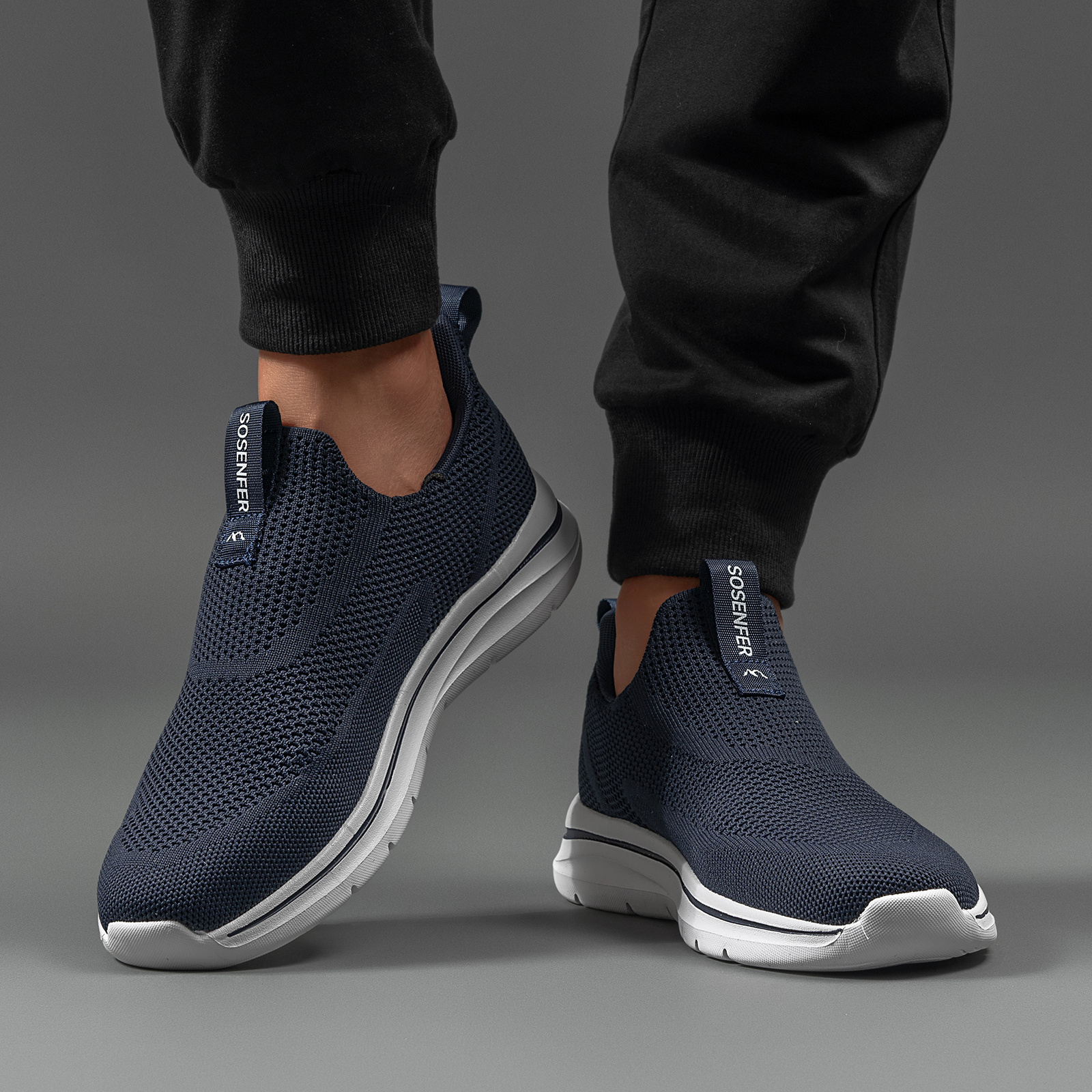 Image of Men's Casual Walking Shoes Indoor Fitness & Outdoor Running Shoes Comfortable Sneakers