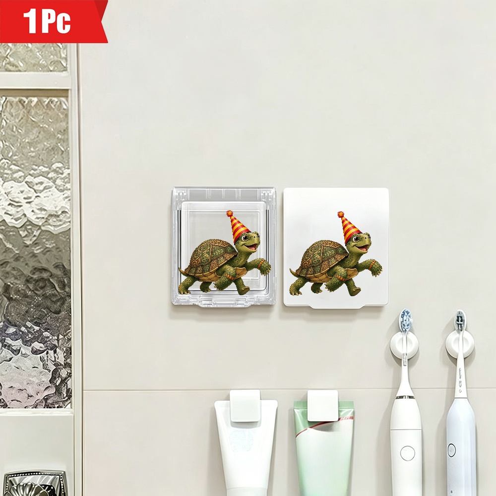 Party Turtle Plastic Outlet Cover with Cute Cartoon Design