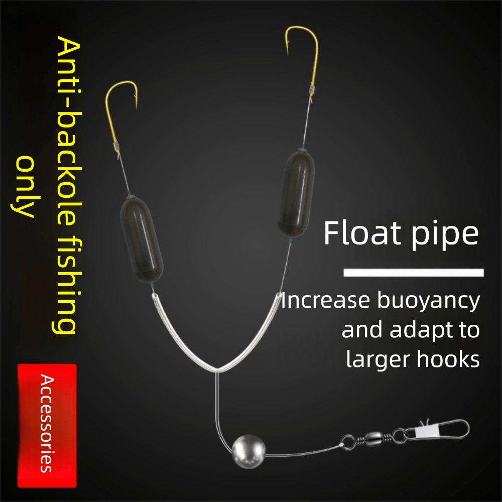 anti bottom floating fishing hair rigs sizes black plastic Temu