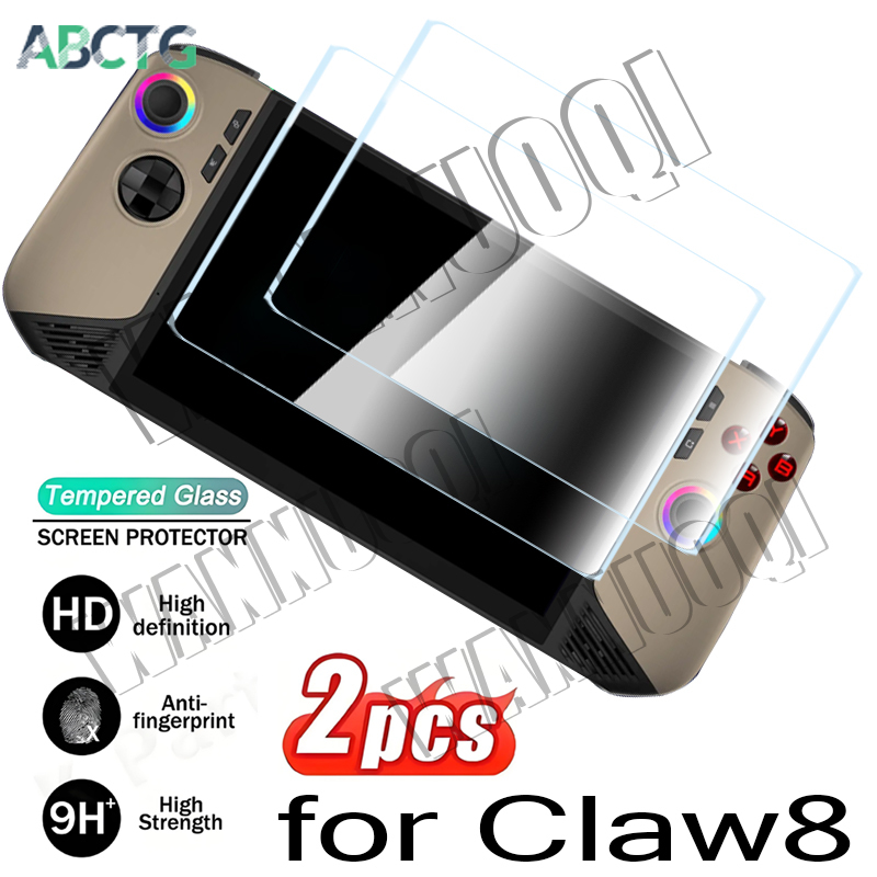 TEMU 2pcs Of High-definition Screen Protectors Designed For Msi Claw 8 Ai+, Featuring And Anti-reflective , With 9h Hardness Tempered Glass