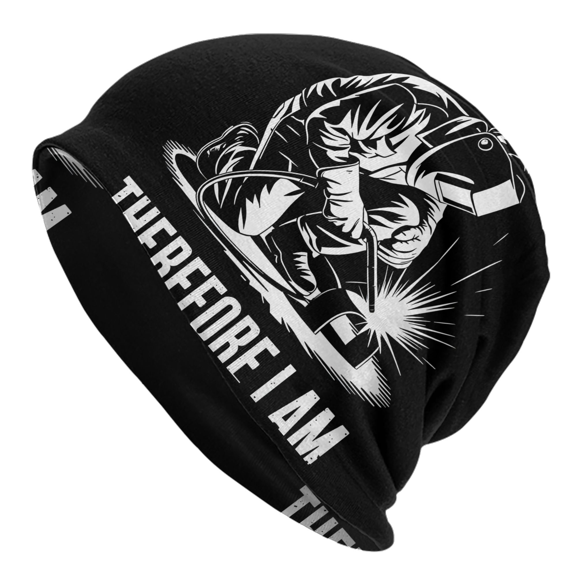 TEMU Arc Tig Welding Metal Beanies Caps Fashion Bonnet Unisex Soft Hats
