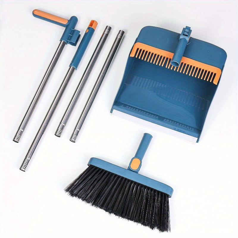 thickened multifunctional broom and dustpan set new   version 48 8 inches 37 9 inches non stick extension broom magic for easy sweeping suitable for offices homes kitchens and lobbies living room bedroom outdoor hard floor surface recommendation cleaning supplies hand brooms Product details 1