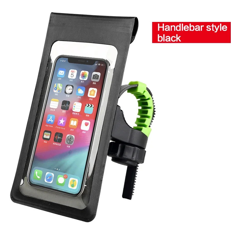 TEMU de calidad para bicicleta para teléfono con pantalla táctil, soporte para manillar de bicicleta, soporte para teléfono para espejo retrovisor de