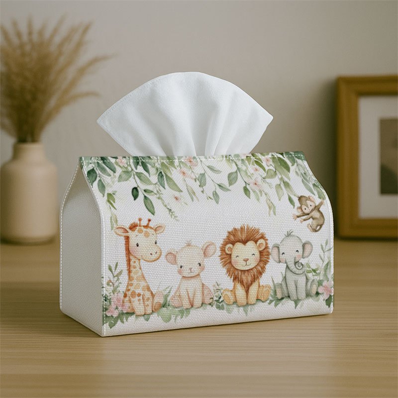 TEMU de pañuelos decorativa 2D de 1 pieza con divertidos animales - Ilustración de animales - para el hogar, fiestas, coche, cocina y baño - Pañuelos