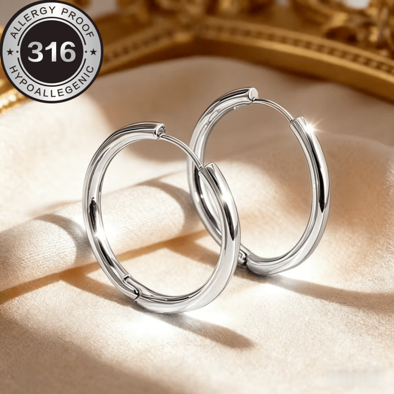 Hypoallergenic 304 Stainless Steel Earrings for Women