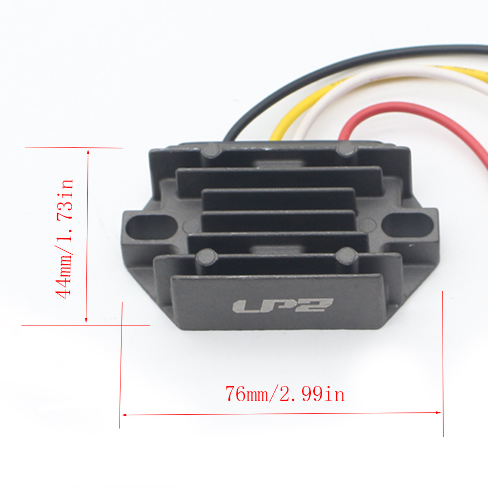 regulator prostownik motocyklowy - wytrzymała wersja morska zamiennik dla for nissan ns50d2/ns40d2/ns70b,   outboard 40 , kompatybilny z silnikami motocykli i łodzi (modele 2002-2005), niezawodna konwersja napięcia  , uproszczona instalacja