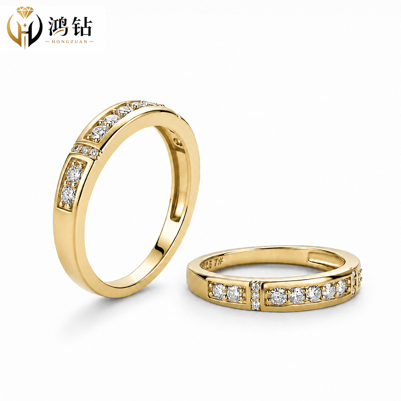 Unisex Moissanite Solitaire Engagement Ring, Certified D Color VVS1