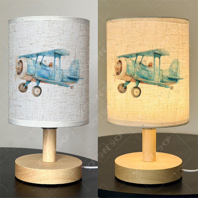 Print Table Lamp, USB-Powered LED Light for Home