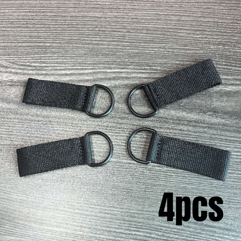 TEMU Lot de 4 connecteurs de passe-ceinture amovibles, accessoires de ceinture portables à démontage rapide adaptés aux sangles de sac à dos