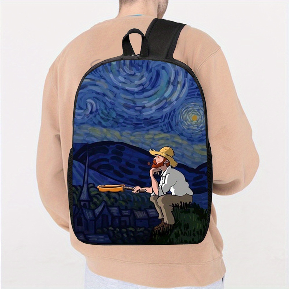 Starry Night Women's Fashion Backpack Purse - Stylish Daypack For Travel & Daily Use