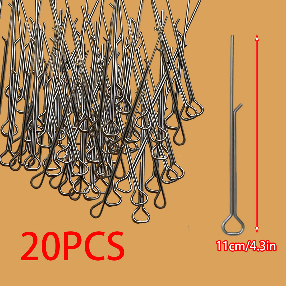 TEMU Kit de production de parfum 20pcs 11Cm Clips de fil de wicking fixes Outil de wicking fixe Cadeau souvenir pour passionnés à