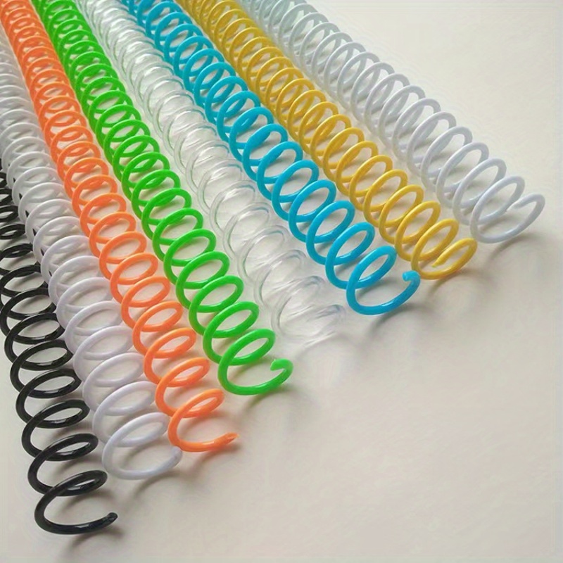 

5/10/15pcs/46 Holes 9.5mm Plastic Loose-leaf Binding Rings Pvc Loop Binding Rings, Suitable For A4 A5 B5 Book Loose-leaf Binders