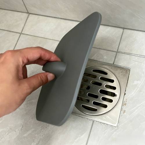 imagen del artículo 2 piezas de tapas de desagüe reutilizables, tapones de desagüe cuadrados con de , atrapasilos para ducha, bañera, lavabo, cocina, lavandería, se a desagües de tamaño estándar, es de instalar y limpiar, material tpr y flexible, diseño de hermético