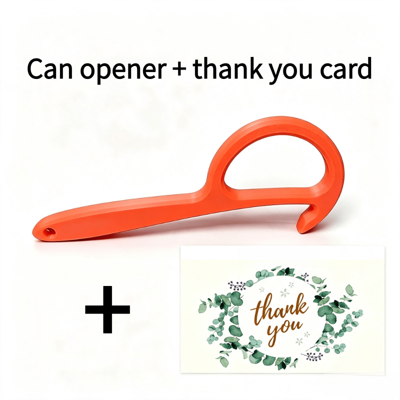 TEMU Durable Plastic Manual Can Opener(color Random), With An Ergonomic, Non-slip, Easy-to-grip Design. Compact And Portable, Suitable For Daily Use