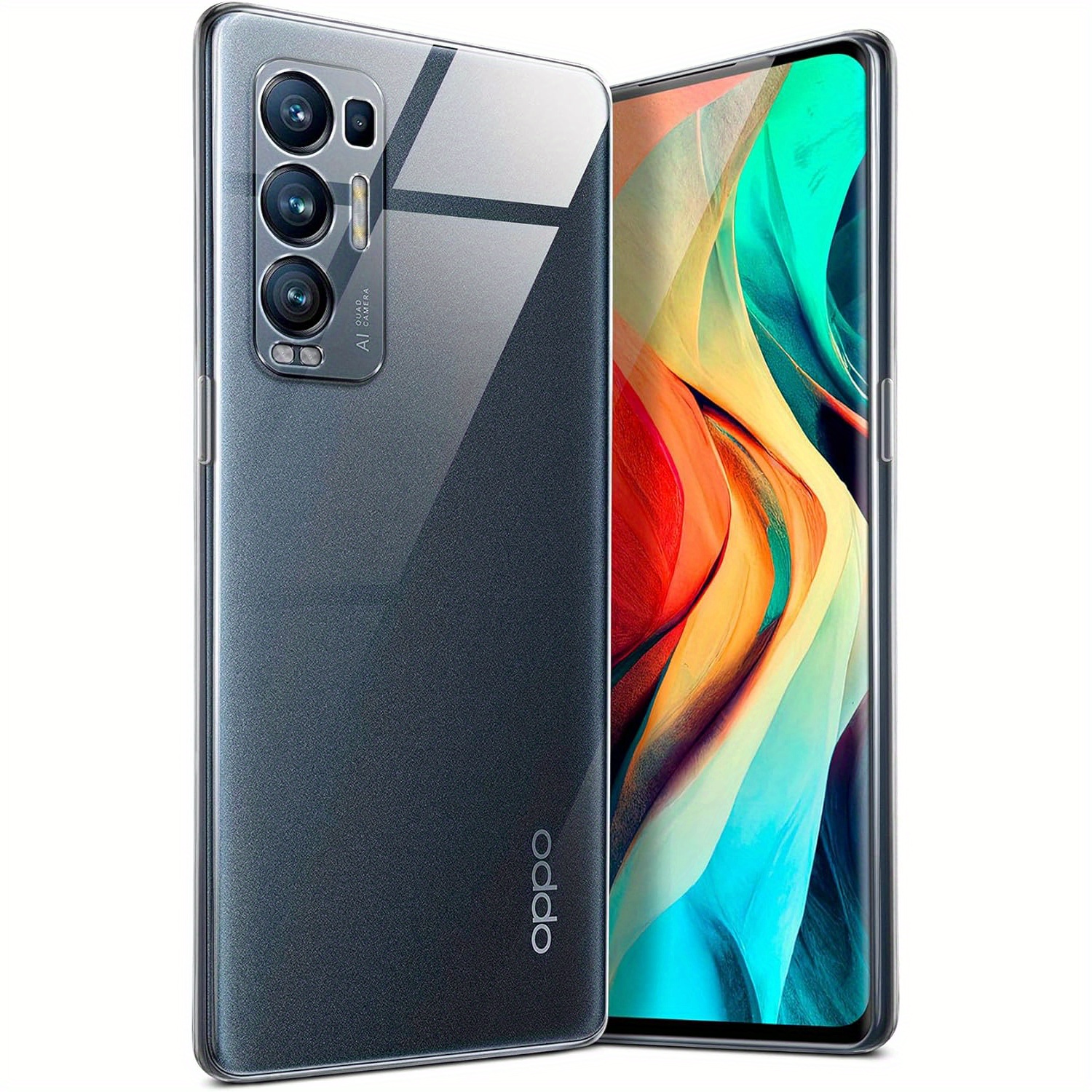 TEMU Phone Case: Case For Oppo Find X3 Neo Clear Case Slim Flexible Transparent Protective Sleeve Phone Case Cover