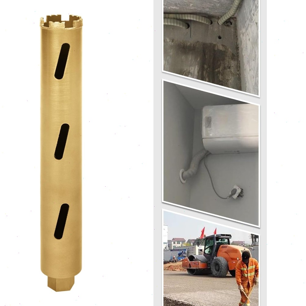 Ø 63mm X L450mm Dry For Core Drill | Professional Stainless Diamond Drill Bit For Air Conditioner And Hood Installation