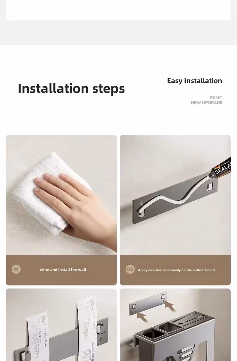 wall mounted kitchen knife rack with chopstick tube storage metal integrated storage rack for cutting tools and chopping boards Product details 5