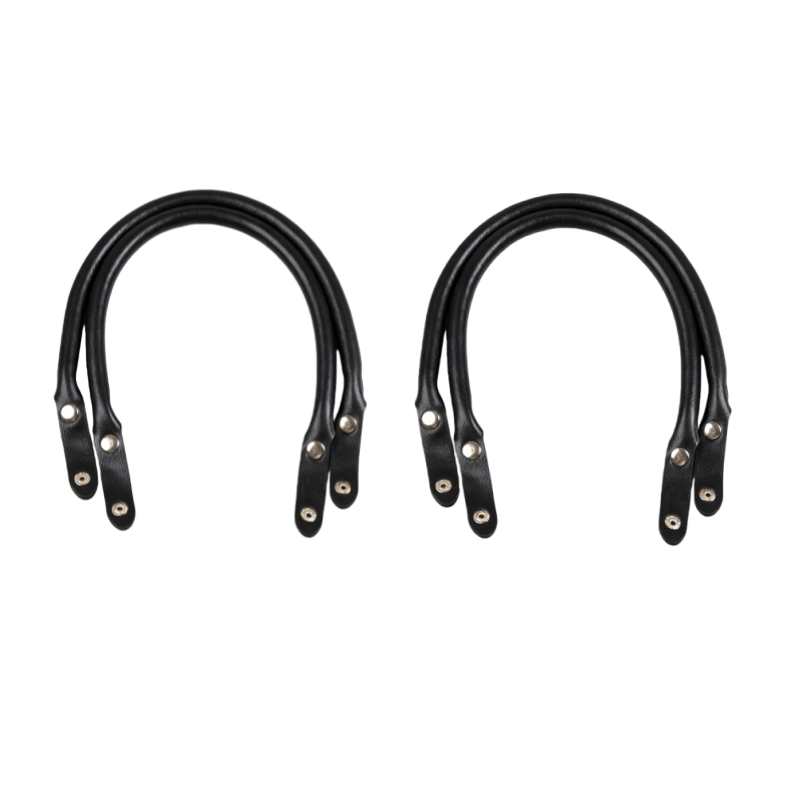 TEMU 4pcs Poignée de U en similicuir pour sacs à main, équipée de rivets métalliques | Convient pour remplacer les poignées de sacs à main crochetés