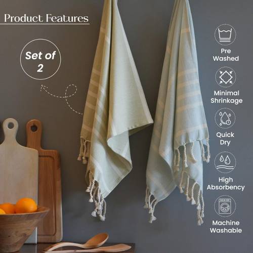 turkish hand towels set of 2 100 kitchen and bathroom hand towels decorative hand towels for bath guest face hair tea dishcloth 40x18 inch