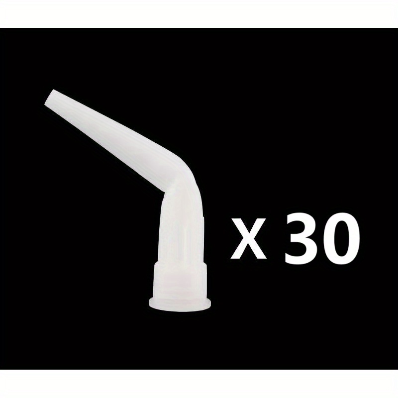 10/30pcs Silicone Nozzles For Glass Adhesive Guns & Sealant Tools - Durable, Leak-proof, Precision Control Tips For Home Construction, Diy Projects, Sealing